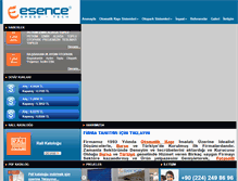 Tablet Screenshot of esenceyapi.com